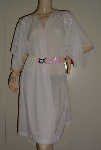 Vestaglia bianca kimono - bianca, a