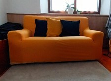 Set divano con poltrona e pouf poggiapiedi