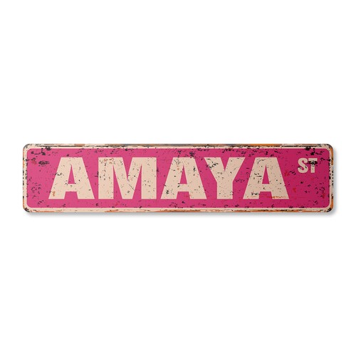 Amaya insegna stradale vintage - stradale,