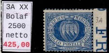 San Marino 1877 stamma c 10