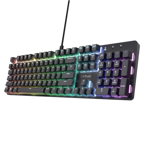Trust tastiera gaming usb - trust,