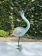 Cigno In Vetro Di Murano E Bronzo  Firmato “La Murrina”  Altezza 45 Centimetri.