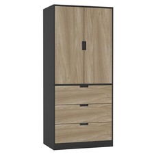 Armadio 2 ante con 3 cassetti