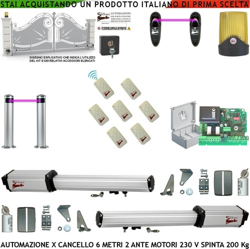 Automazione cancello 2 - 6, mt