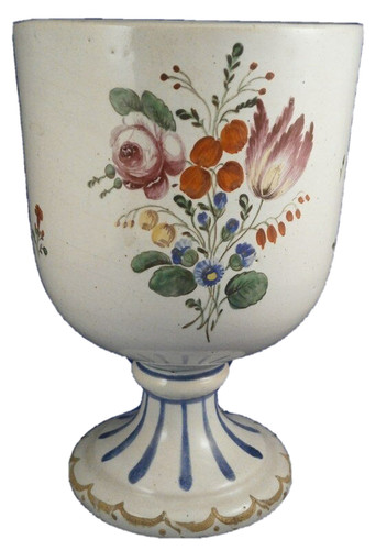 Antico vaso calice - , floreale
