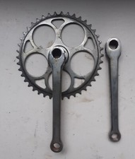 Guarnitura bici epoca in acciaio denti 42 Bianchi Legnano Maino