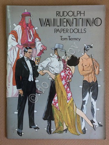 Rudolph valentino paper dolls - valentino,