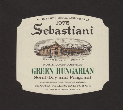 Etichetta vino vintage