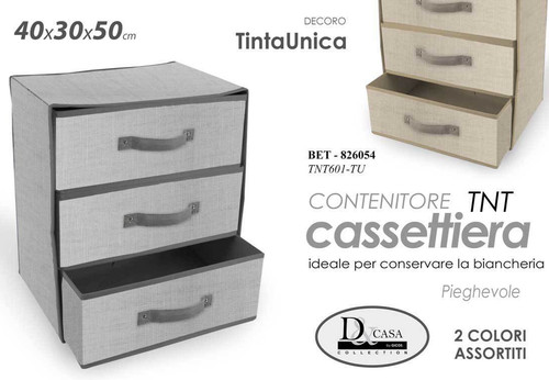 Cassettiera salvaspazio - cassettiera,