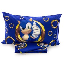 Lenzuola Sonic The Hedgehog singolo Completo Letto una piazza puro cotone 100%