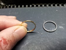 FERMA ANELLO ARGENTO 925  BAGNO ORO FERMANELLO FEDINA FEDE PER TUTTE LE DITA