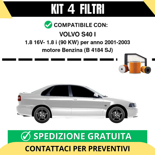 Kit filtri tagliando - kit, 4