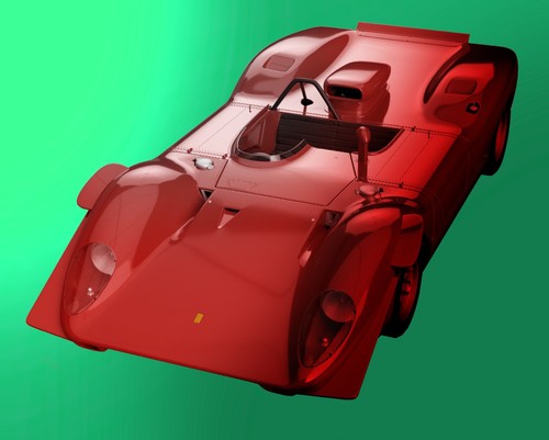 Ferrari 312 spyder resina - ferrari,