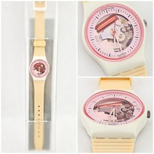 Swatch Lady LW119 “White Lady” 1988 Vintage NOS with Original Box (25mm)