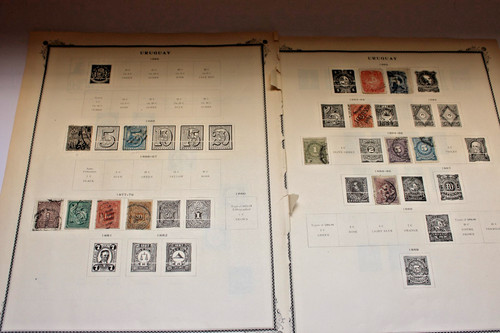 Uruguay lotto francobolli xix - lotto,