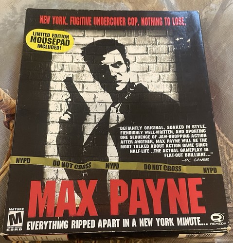 Max payne rom big - max, cd-rom