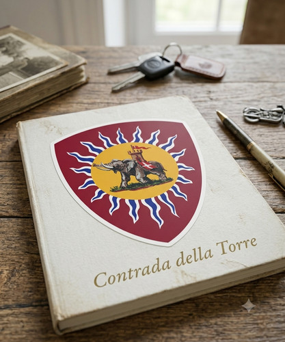 Palio siena adesivo sticker - di,