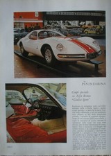 PININFARINA COUPE SPECIALE ALFA ROMEO GIULIA SPORT 1965 MOTOR ITALIA