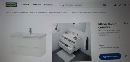 Mobile bagno con lavabo - lavabo, 2