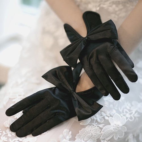 Guanti corti donna lucidi - guanti,