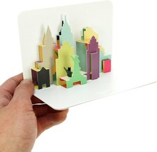Biglietto auguri 3d pop up Art