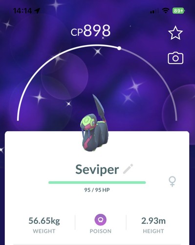 Shiny seviper pokemon - shiny,