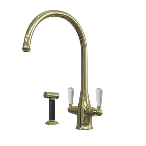 Flode rubinetto cucina ottone - rubinetto,