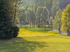 IL PITTORE DI GOLF Dipinto ad