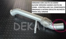 DOWNPIPE TUBO RIMOZIONE DPF