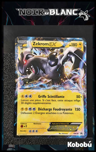 Carte pokémon zekrom bw38 - pokémon,
