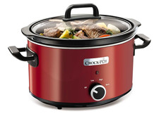 Crock-Pot SCV400RD-050 210W 3.5 Liti Pentola per Cottura Lenta - Rossa