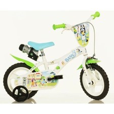 Bicicletta da Bambino Bluey Ruota 12 Pollici 3 4 5 anni con Rotelle