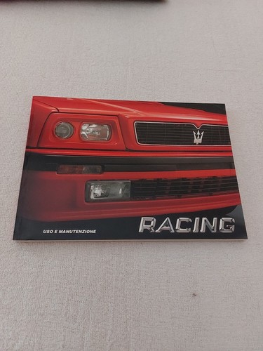 Maserati racing libretto - racing, uso
