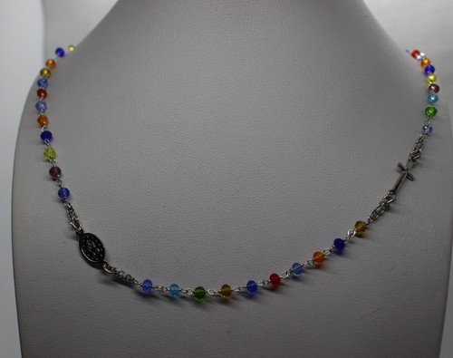 Collana rosario zirconi - rosario,