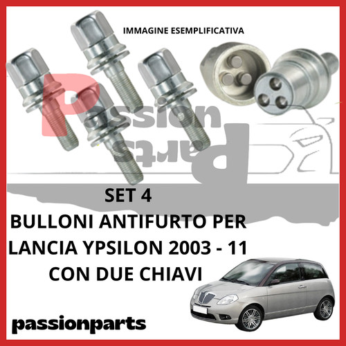 Kit bulloni antifurto - kit,