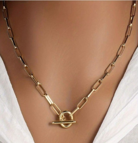 Collana catena barra t - collana,