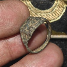Autentico anello antico romano