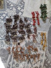 ATLANTIC E AIRFIX SCALA 1/32 GRANDE LOTTO SOLDATINI 1970 BUFFALO BILL WEST ETC .