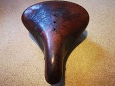 Sella bici d'epoca in pelle