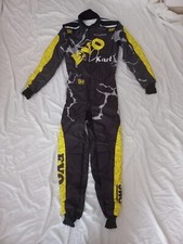 TUTA KART LUCIDA LEGGERA TG 42 NERO GIALLO OMP RACING KS-1 KK01721 OMOL SCADUTA