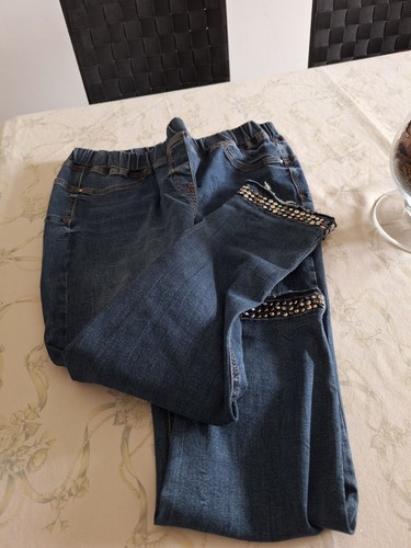 Jeans fiorella rubino - jeans,