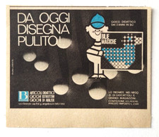 Pubblicita' Bilie Magiche B Giocattoli Old Advertising Vintage Werbung 1968(T6)