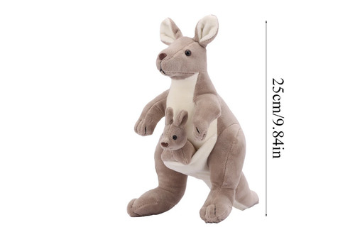 Peluche morbido canguro madre - peluche,