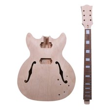 Kit Chitarra Elettrica Guitar Neck 22fret 24,75 Pollici Neck Semi Hollow Body 335