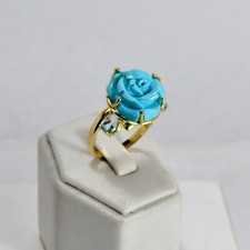 ANELLO ORO GIALLO 18 kt ROSA