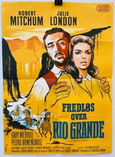 FREDLOS OVER RIO GRANDE (1959) - PARRISH - Affiche suédoise - 60 x 80 cm - Bon