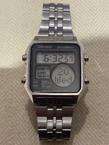Seiko silver wave d138 5030 - silver,