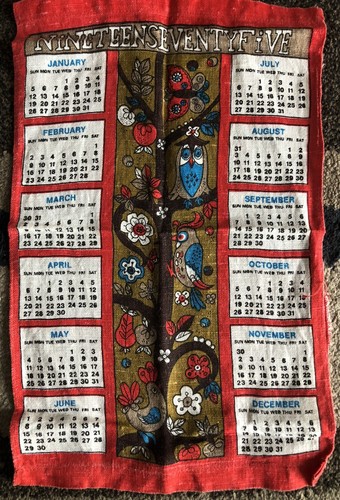 Asciugamano tè calendario - tè,