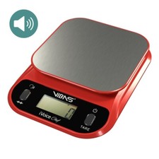 Bilancia da Cucina Parlante in Italiano e Multilingua VIBAS iVoice Chef