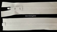 YKK / Vislon Lungo Zip Bianco